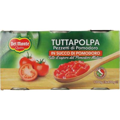 Del Monte drvené paradajky 3 x 240 g