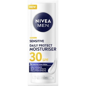 Nivea Men Крем за лице Sensitive, SPF30, 30 ml