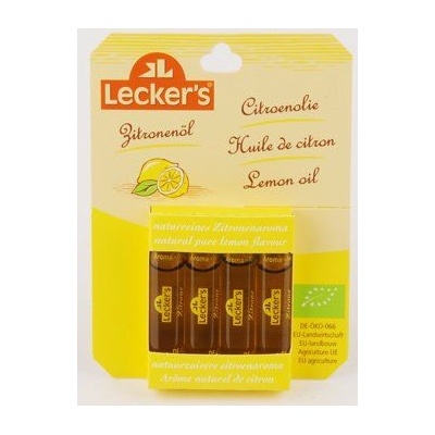 Lecker´s Citrónový olej 100% 4 x 2 ml bio