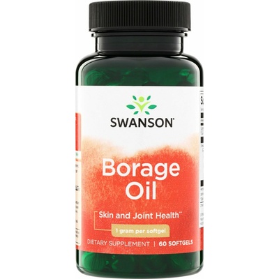 Swanson Borage Oil 60 kapslí