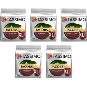 Douwe Egberts Tassimo Caffe Crema XL капсули картонена кутия 5бр
