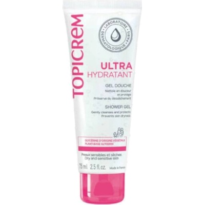 Topicrem Sprchový gél pre citlivú a suchú pokožku Ultra-Moisturizing 75 ml