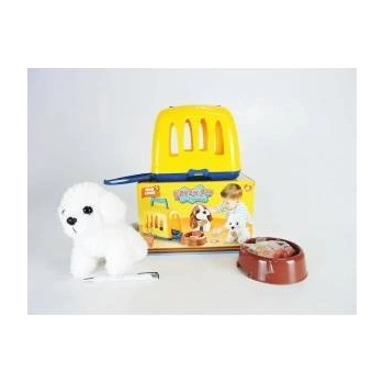 Mattel *DOG IN TRANSPORTER WHITE 26x15x17cm