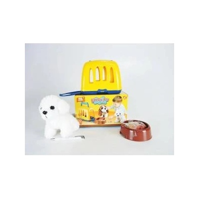 Mattel *DOG IN TRANSPORTER WHITE 26x15x17cm