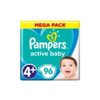 Pampers Active Baby 4+ 96 ks