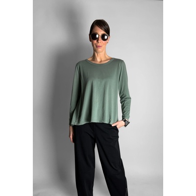 Itálie Top halenka Casual Green