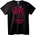 NOONEBRAND Тениска Любовта е пълна с цветове - 2XL, Black