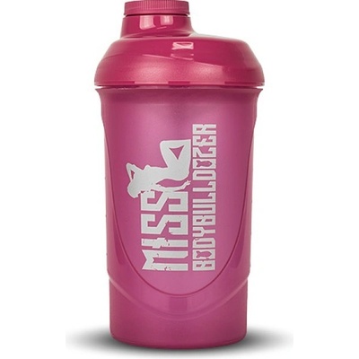 BodyBulldozer Šejker MISS BODYBULLDOZER ružový 600 ml - BodyBulldozer