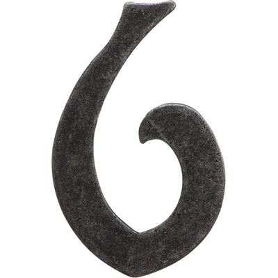 COBRA číslice 12cm kované Povrch: K - kované kovanie, Prevedenie: 6