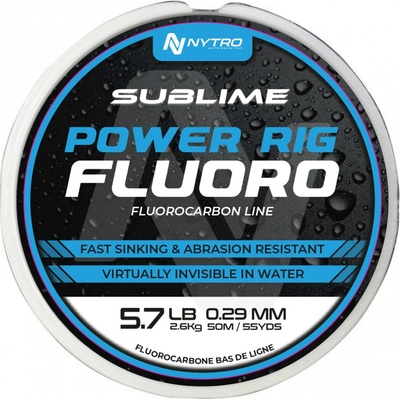 Nytro Fluorocarbon Sublime Power Rig Fluoro 50m 0,19mm
