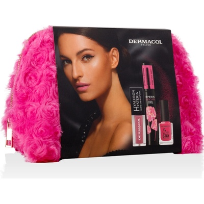 Dermacol Imperial + řasenka 13 ml + lak 11 ml + HH rtěnka 4,5 ml