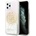 GUESS Circle Liquid Glitter Hard Case - дизайнерски кейс с висока защита за iPhone 11 Pro (розов)