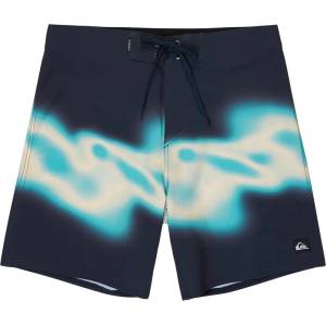Quiksilver Бански гащета Quiksilver Surfsilk Straight 18´´ swimming shorts - Blue (Dark Navy Thermo Stripe)