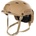 MFH Американска каска FAST-paratroopers, ABS-пластмаса, кафяв тен (10561R)