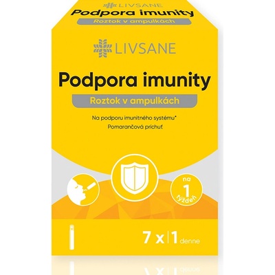 Livsane tekutá podpora imunity ampule 7× 25 ml