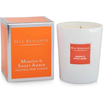 Max Benjamin Luxury Natural Candle Mimosa & Sweet Amber