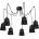Luminex Пендел WALET 7xE27/60W/230V паяк (LU0551)