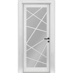 Uni Doors Интериорна врата Гизам - остъклена - бял мат (цена без монтаж)