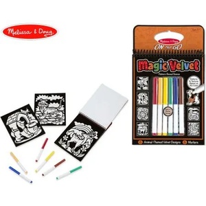 Melissa & Doug - Книжка за път - Магическо кадифе - Животни (15397)