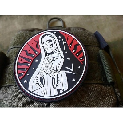 JACKETS TO GO Nášivka SANTA MUERTE plast velcro FAREBNÁ