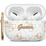 Guess GUAP2PG4GPH бял калъф за AirPods Pro 2 (2022/2023) с 4G кука