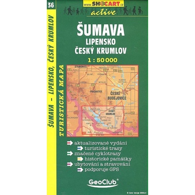 Šumava Lipensko Český Krumlov1:50 000