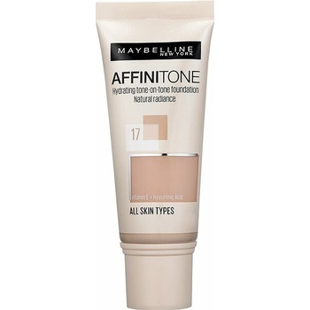 Maybelline Affinitone Perfecting + Protecting Foundation With Vitamin E Zjednocujúci make-up s HD pigmentmi 17 Rose Beige 30 ml