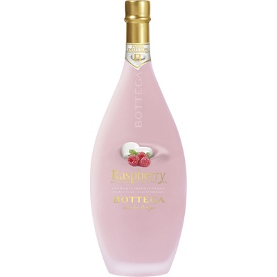 Bottega Liquore Raspberry Cream maliny se smetanou 15% 0,5 l (čistá fľaša)