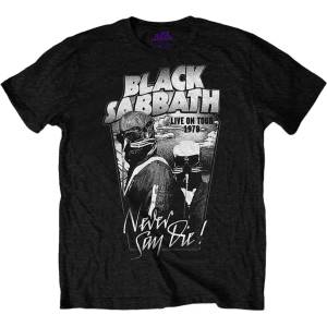 Black Sabbath Never Say Die Live On Tour 1978 Black 2XL Риза (BSTS19MB05)