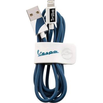 Tribe Vespa Biancospino Lightning Cable - сертифициран Lightning кабел за iPhone, iPad и iPod с Lightning (120 см)