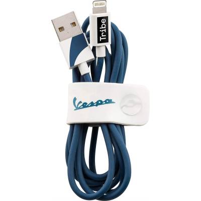 Tribe Vespa Biancospino Lightning Cable - сертифициран Lightning кабел за iPhone, iPad и iPod с Lightning (120 см)