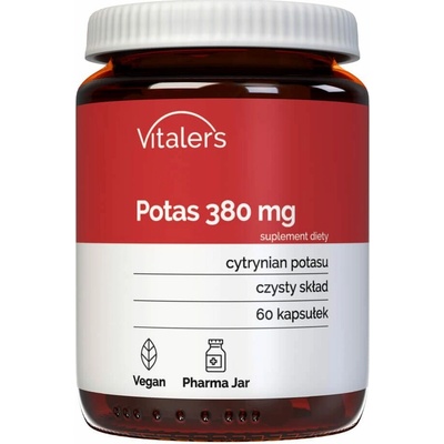 Vitaler's Citrát draselný 380 mg 60 kapsúl