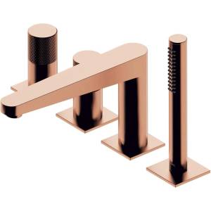 Omnires Baterie cada-dus Omnires Contour monocomanda finisaj cupru periat (CT8032CPB)