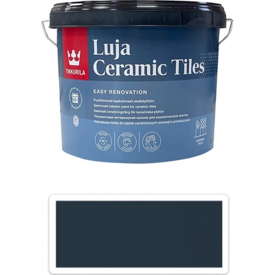 TIKKURILA Luja Ceramic Tiles 2,7 l Antracitovo šedá