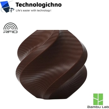 Bambu Lab PETG Basic Bambu Dark Brown With Spool (G00-N00-1.75-1000-SPL)