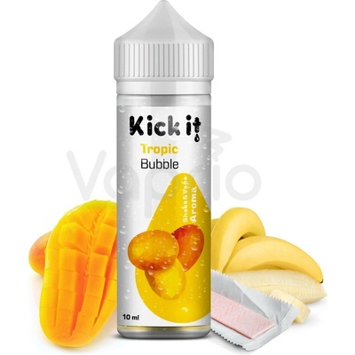 KickIt Tropická žvýkačka Shake & Vape 10 ml