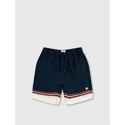 Pretty Green Поларени къси панталони Pretty Green Men's Valencia Fleece Jogger Shorts - Navy