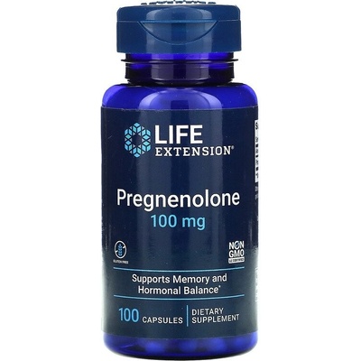 Life Extension Pregnenolone 100 mg 100 kapslí
