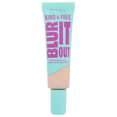 Rimmel London Kind & Free Glow It Up Moisturising Skin Tint hydratačný make-up na citlivú, suchú a normálnu pleť 010 rose ivory 30 ml