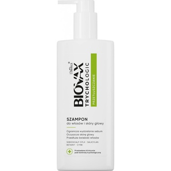 L'biotica Biovax Trychologic šampón na vlasy a pokožku hlavy proti mastnote 200 ml