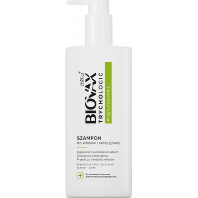 L'biotica Biovax Trychologic šampón na vlasy a pokožku hlavy proti mastnote 200 ml