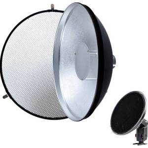 Quadralite Beauty Dish Reporter 30см + грид медена пита и дифузьор