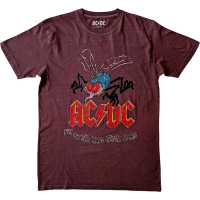 AC/DC Fly On The Wall Tour Maroon Red 2XL Риза (ACDCTS102MM05)