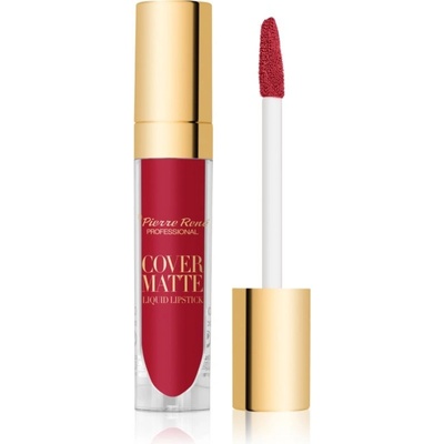 Pierre René Cover Matte matná tekutá rtěnka 01 True Red 5 ml