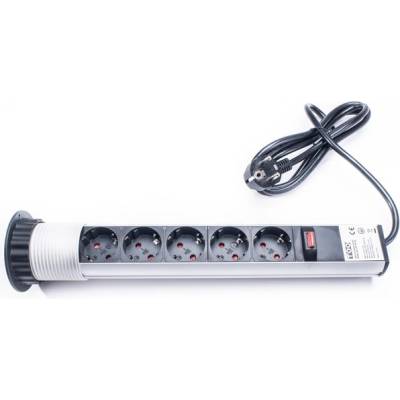 TOO PPS-310-5S IP20, 5x 2P+F, сребърна разпределителна кутия за скрит монтаж (PPS-310-5S)
