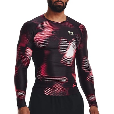 Under Armour Тениска с дълъг ръкав Under Armour UA Iso-Chill Compression Printed 1374076-001 Размер S
