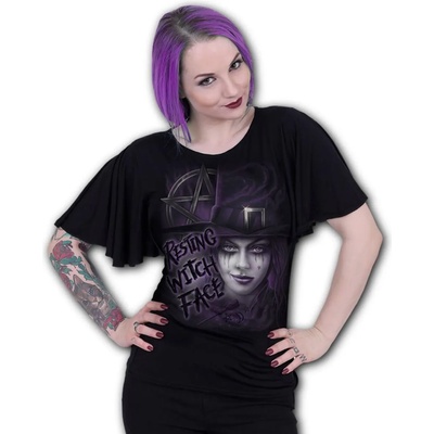 SPIRAL тениска дамска - resting witch face - spiral - d093f719