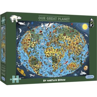 Gibsons Our Great Planet 1000 dielov