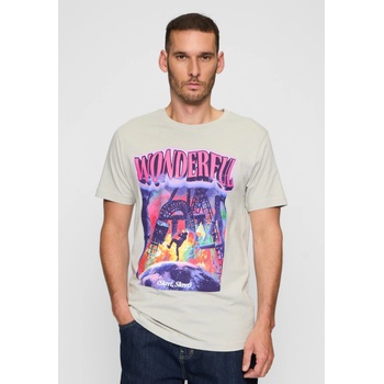 Mister Tee Тениска Wonderful Tee lightasphalt XXLUB-MT1336-02946 - Тъмносив, размер L