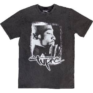 2Pac Spray Photo Stone Wash Charcoal Grey L Риза (2PACSTNW68MC03)